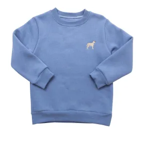Dog Embroidered Sweatshirt